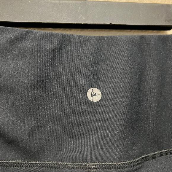 90 Degree By Reflex Mid-Rise Leggings Black Stretch Activewear Pants Dark Wash S - Picture 6 of 7